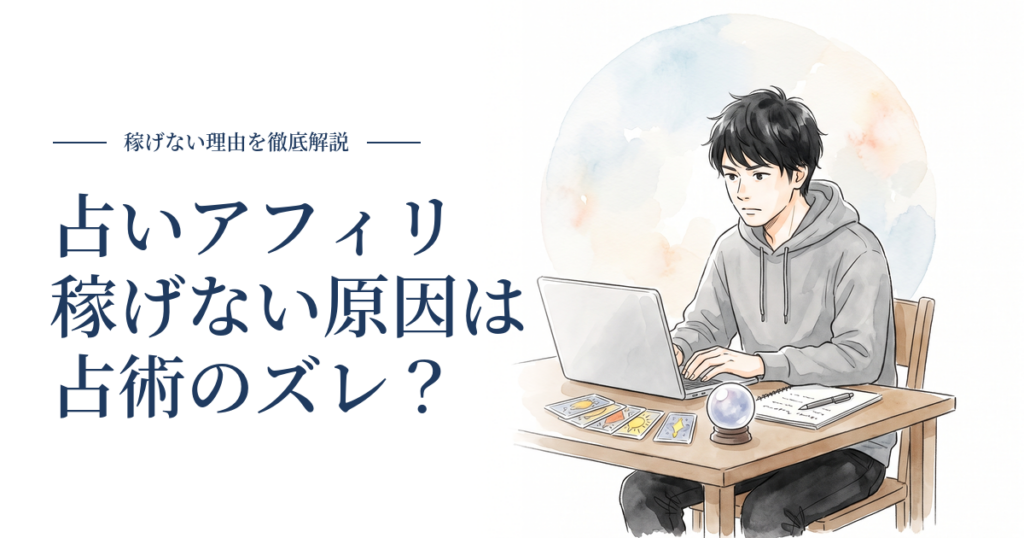 アフィリエイト　占いの解説イメージ